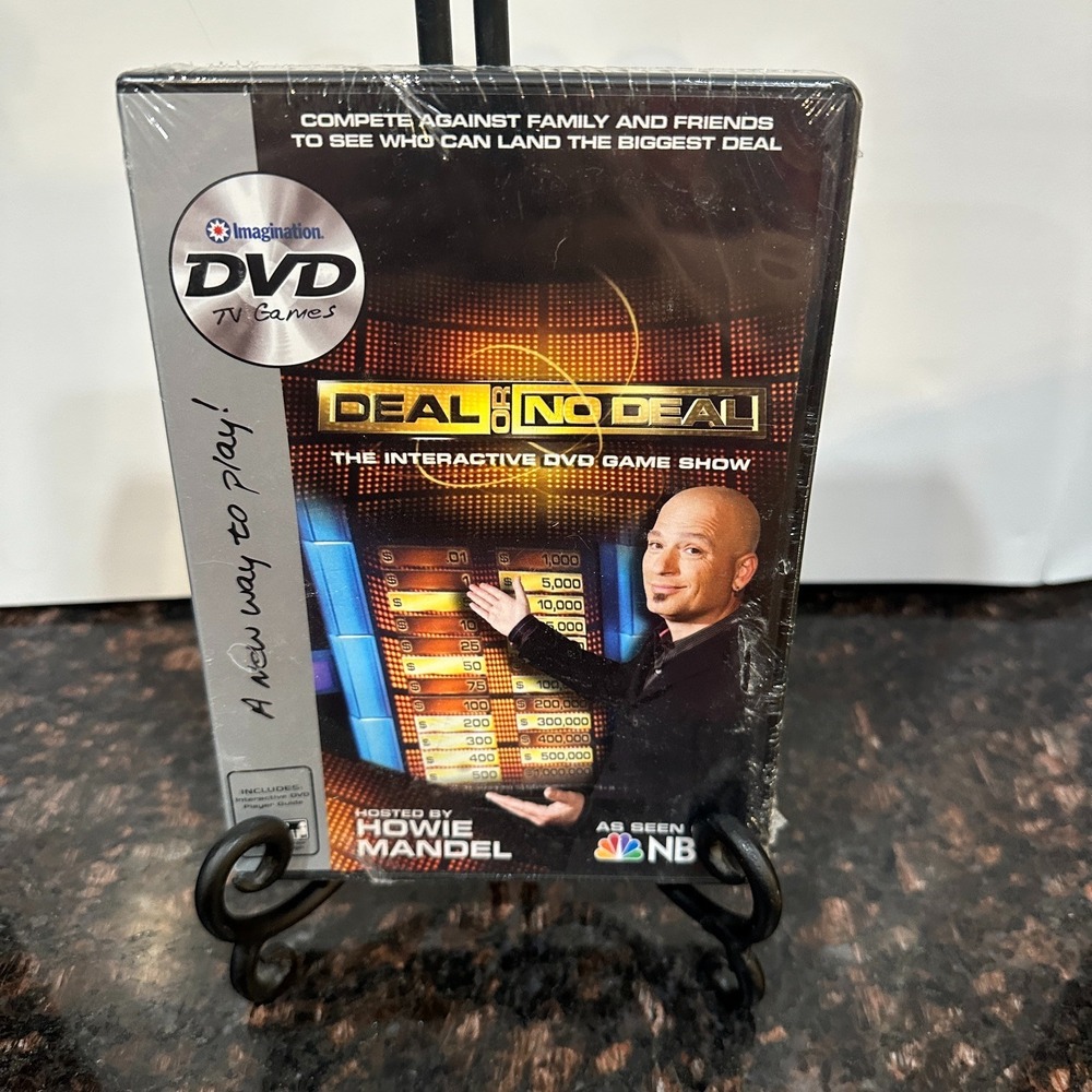 Deal or No Deal Interactive DVD Game Show Howie Mandel Sealed NBC NWT